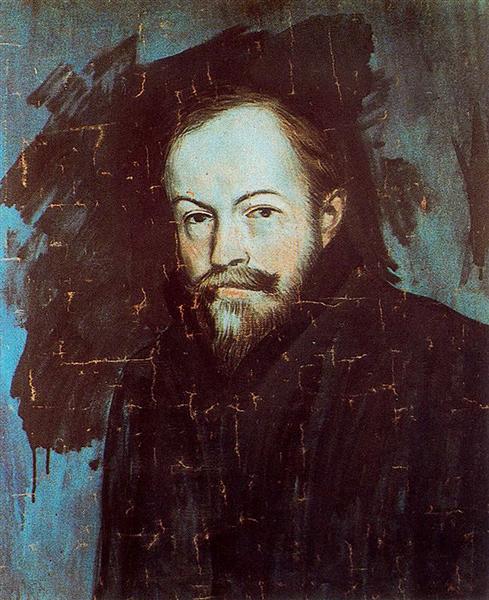 Pablo Picasso Painting Portrait Of Sebastia Junyer-Vidal